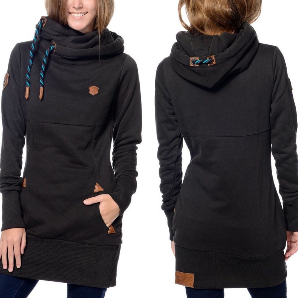 NWOT NAKETANO❤️ Lange IX long hoodie